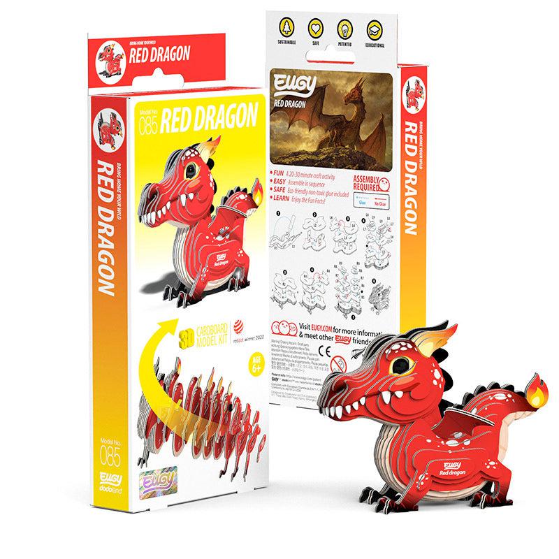 Red Dragon 3D Cardboard Model Kit Eugy (ONLINE ORDER ONLY)