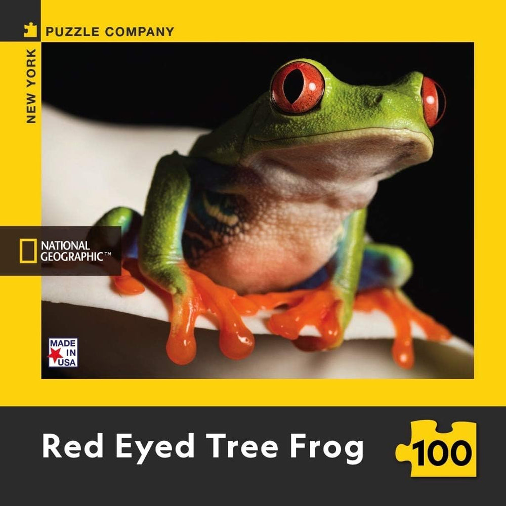 Red Eyed Tree Frog 100 Piece Mini Jigsaw Puzzle NYPC (ONLINE ORDER ONLY)