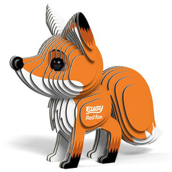 Red Fox 3D Cardboard Model Kit Eugy (ONLINE ORDER ONLY)