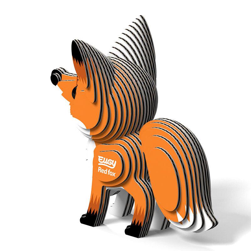 Red Fox 3D Cardboard Model Kit Eugy (ONLINE ORDER ONLY)