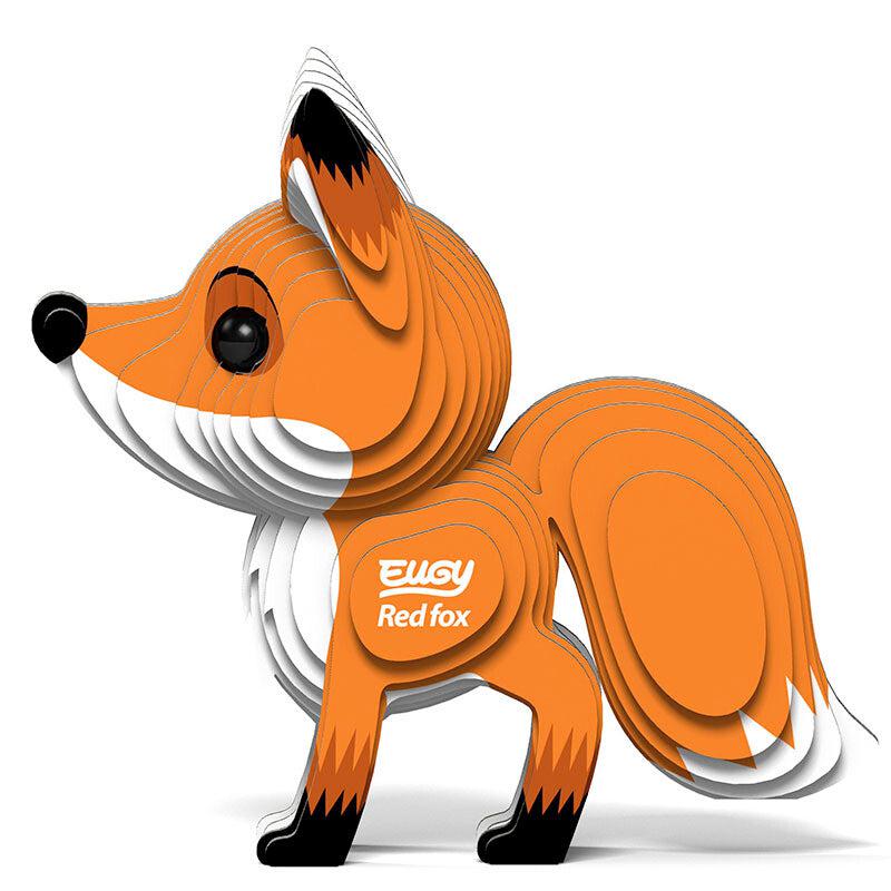Red Fox 3D Cardboard Model Kit Eugy (ONLINE ORDER ONLY)