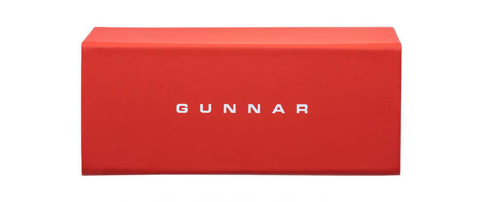 Red GUNNAR Glasses Case (ONLINE ORDER ONLY)