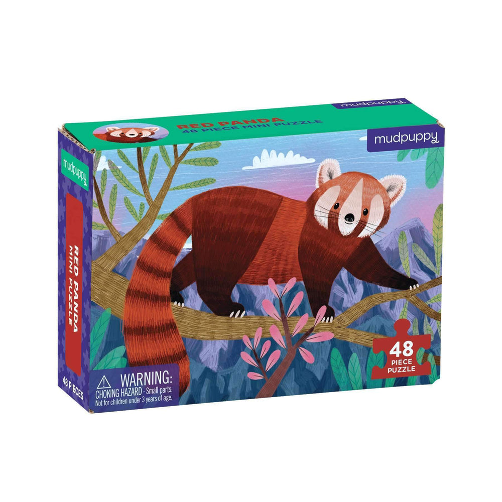 Red Panda 48 Piece Mini Jigsaw Puzzle Mudpuppy (ONLINE ORDER ONLY)