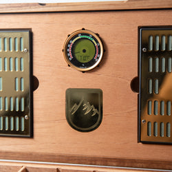 Cigar Humidor - Black Walnut with Spanish Cedar Lining - 80 Capacity (ONLINE ORDER ONLY)