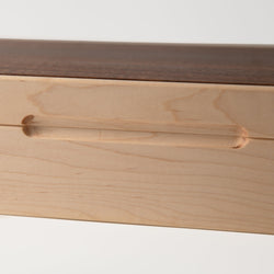 Watch Box - Curly Maple and Sapele Mahogany - 8 Watch Compartments (ONLINE ORDER ONLY)