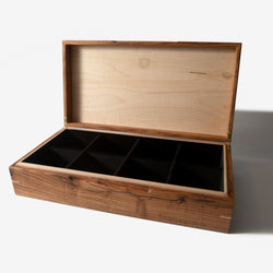Watch Box - Desert Mesquite and Curly Maple - 8 Watch Compartments (ONLINE ORDER ONLY)