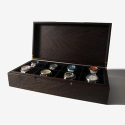 Watch Box - Wenge Hardwood - 8 Watch Compartments (ONLINE ORDER ONLY)
