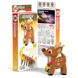 Reindeer 3D Cardboard Model Kit Eugy (ONLINE ORDER ONLY)