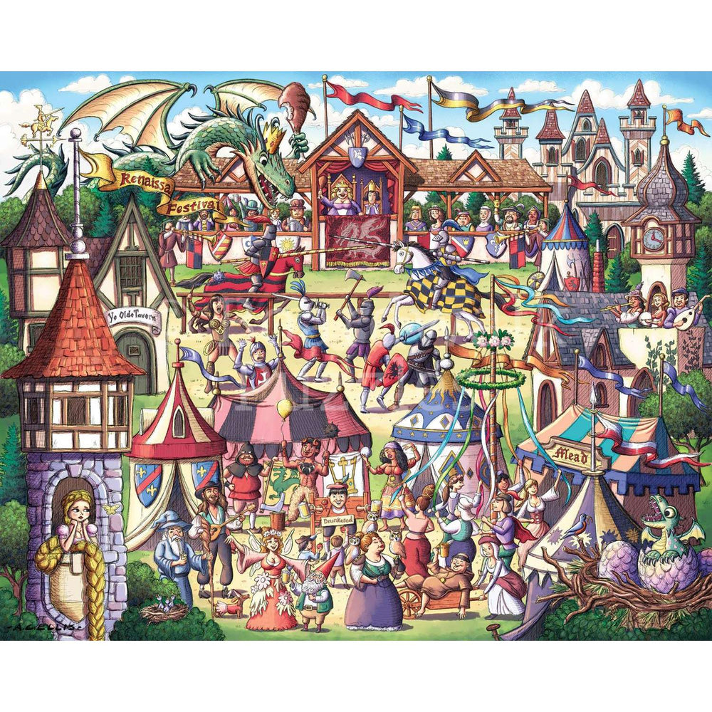 Renaissance Fair 500 Piece Jigsaw Puzzle Boardwalk (ONLINE ORDER ONLY)