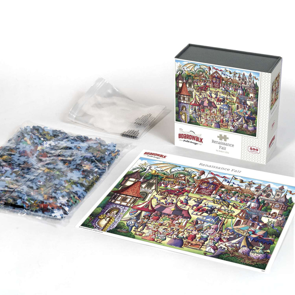 Renaissance Fair 500 Piece Jigsaw Puzzle Boardwalk (ONLINE ORDER ONLY)