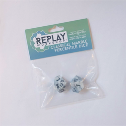 Classical Marble Recycled Percentile Dice [Replay] (ONLINE ORDER ONLY)