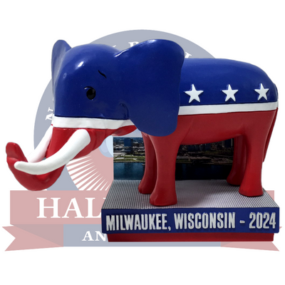 Republican Elephant Milwaukee, Wisconsin 2024 Bobblehead (ONLINE ORDER ONLY)