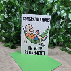 Congratulations on Retirement for Man Card (ONLINE ORDER ONLY)