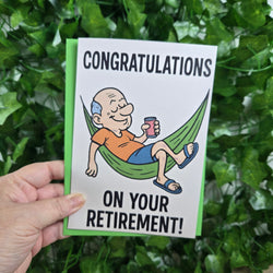 Congratulations on Retirement for Man Card (ONLINE ORDER ONLY)