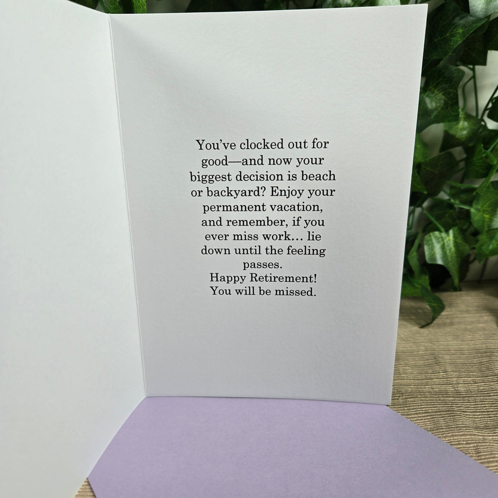Congratulations on Retirement for Woman Card (ONLINE ORDER ONLY)
