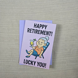 Congratulations on Retirement for Woman Card (ONLINE ORDER ONLY)