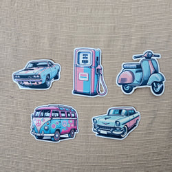 Retro Vehicle Stickers (ONLINE ORDER ONLY)