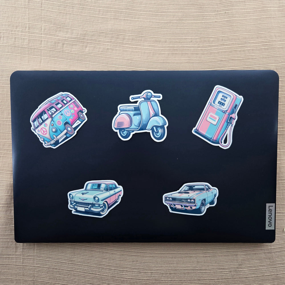 Retro Vehicle Stickers (ONLINE ORDER ONLY)