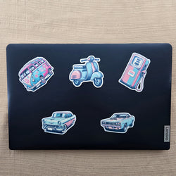 Retro Vehicle Stickers (ONLINE ORDER ONLY)