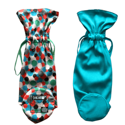 Large Reversible Reusable Fabric Wine Gift Bag | Polka Dots (ONLINE ORDER ONLY)