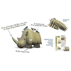 Rhino 3D Cardboard Model Kit Eugy (ONLINE ORDER ONLY)