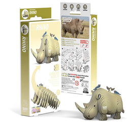Rhino 3D Cardboard Model Kit Eugy (ONLINE ORDER ONLY)