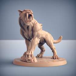 3D Printed Artisan Guild Smilodon Riders Dragonpeak Barbarians 28mm 32mm (Online Only)