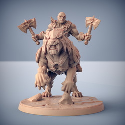 3D Printed Artisan Guild Smilodon Riders Dragonpeak Barbarians 28mm 32mm (Online Only)