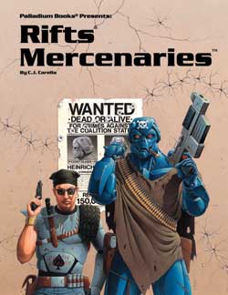Rifts RPG: Mercenaries (ONLINE ORDER ONLY)