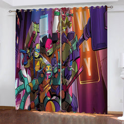 Rise of the Teenage Mutant Ninja Turtles Curtains Blackout Window Drapes (Online Order Only)