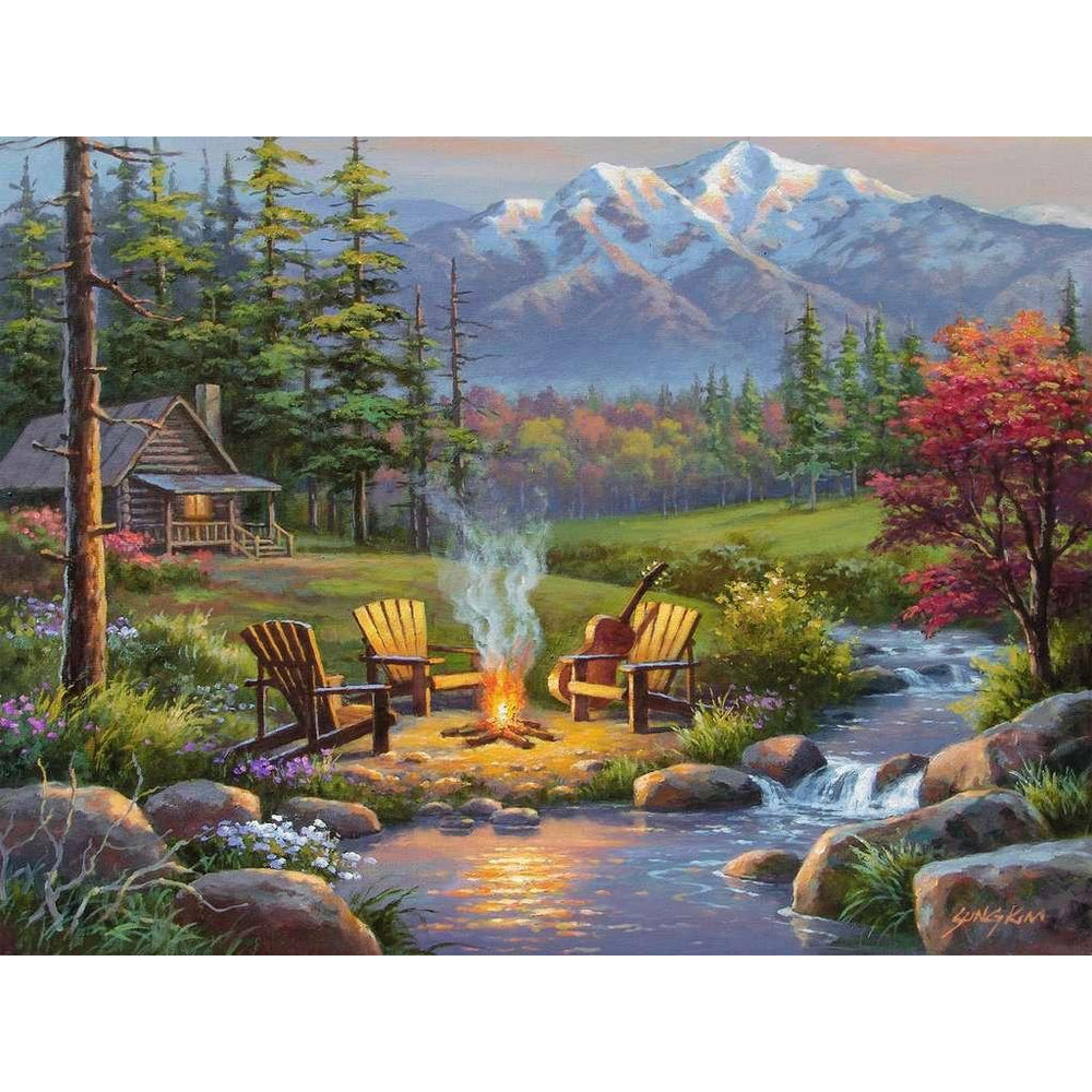 Riverside Livingroom 750 Piece Jigsaw Puzzle Ravensburger (ONLINE ORDER ONLY)