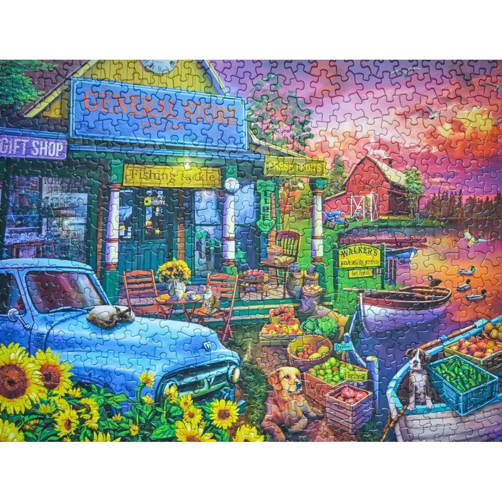 Riverside Market 500 Piece Jigsaw Puzzle Springbok (ONLINE ORDER ONLY)