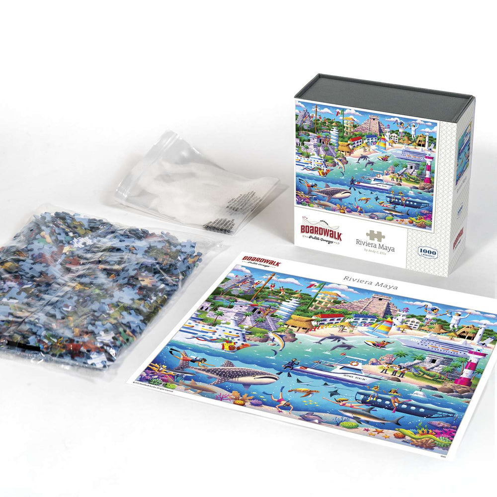 Riviera Maya 1000 Piece Jigsaw Puzzle Boardwalk (ONLINE ORDER ONLY)