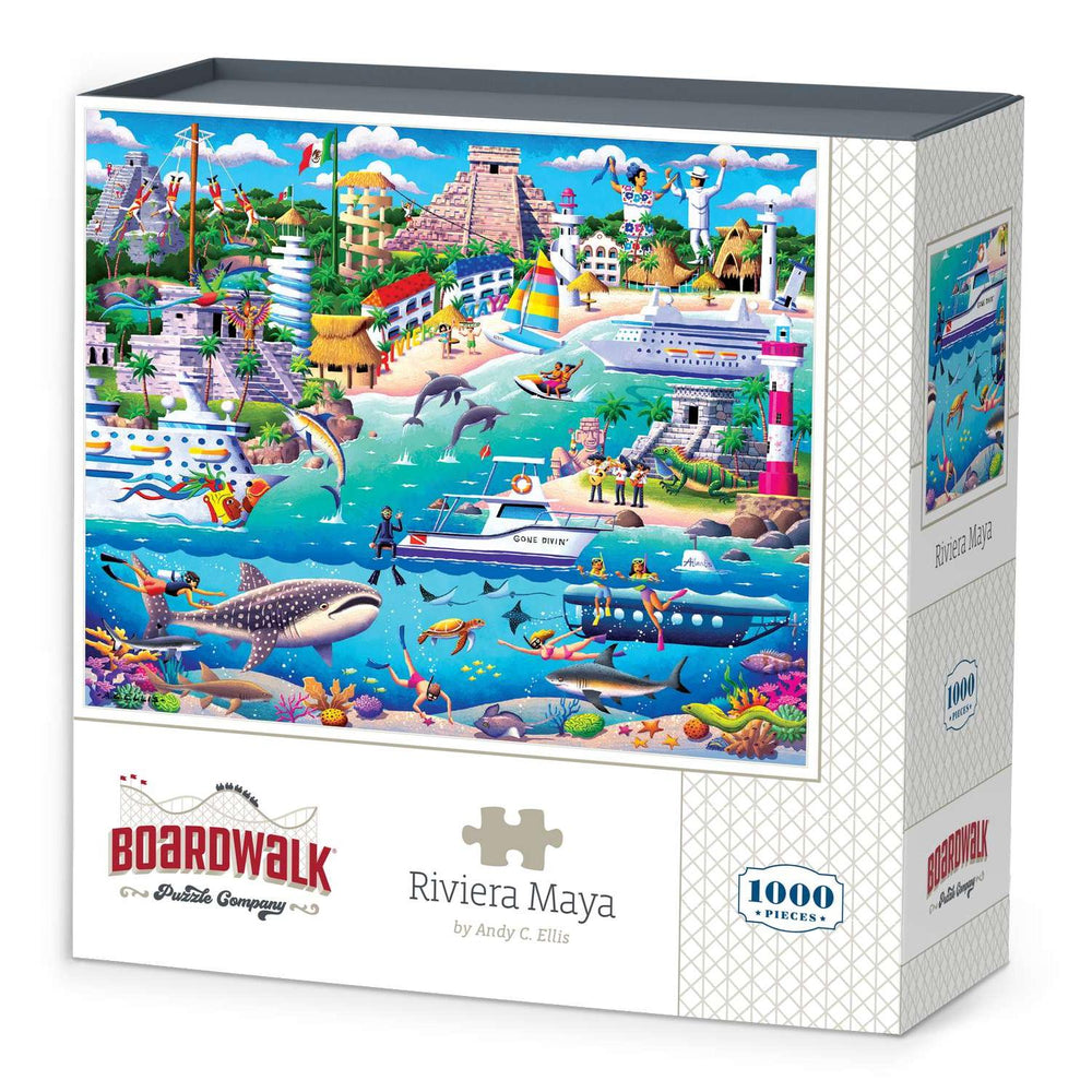 Riviera Maya 1000 Piece Jigsaw Puzzle Boardwalk (ONLINE ORDER ONLY)