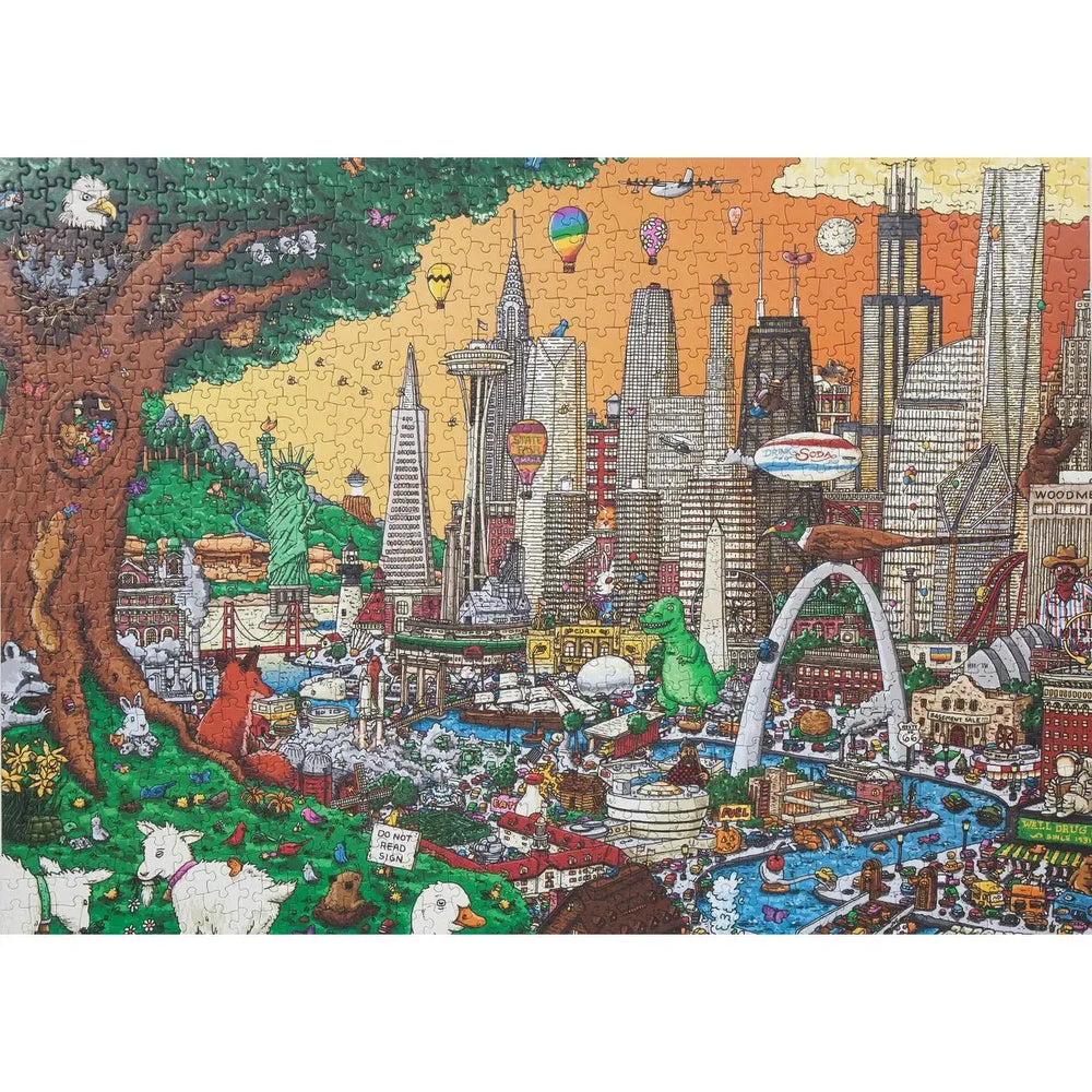 Road Trip 1000 Piece Jigsaw Puzzle Birdie (ONLINE ORDER ONLY)