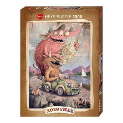 Road Trippin' 2000 Piece Jigsaw Puzzle Heye (ONLINE ORDER ONLY)