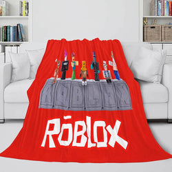 Roblox Blanket Flannel Fleece Throw Cosplay Blanket Christmas Bedding (Online Order Only)