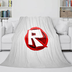 Roblox Blanket Flannel Fleece Throw Cosplay Blanket Christmas Present (Online Order Only)