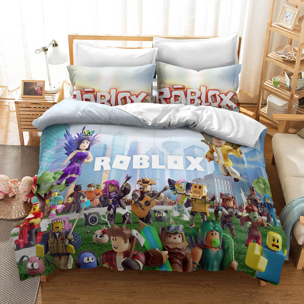 Game Roblox Bedding Set Kids Quilt Cover Without Filler (Online Order Only)