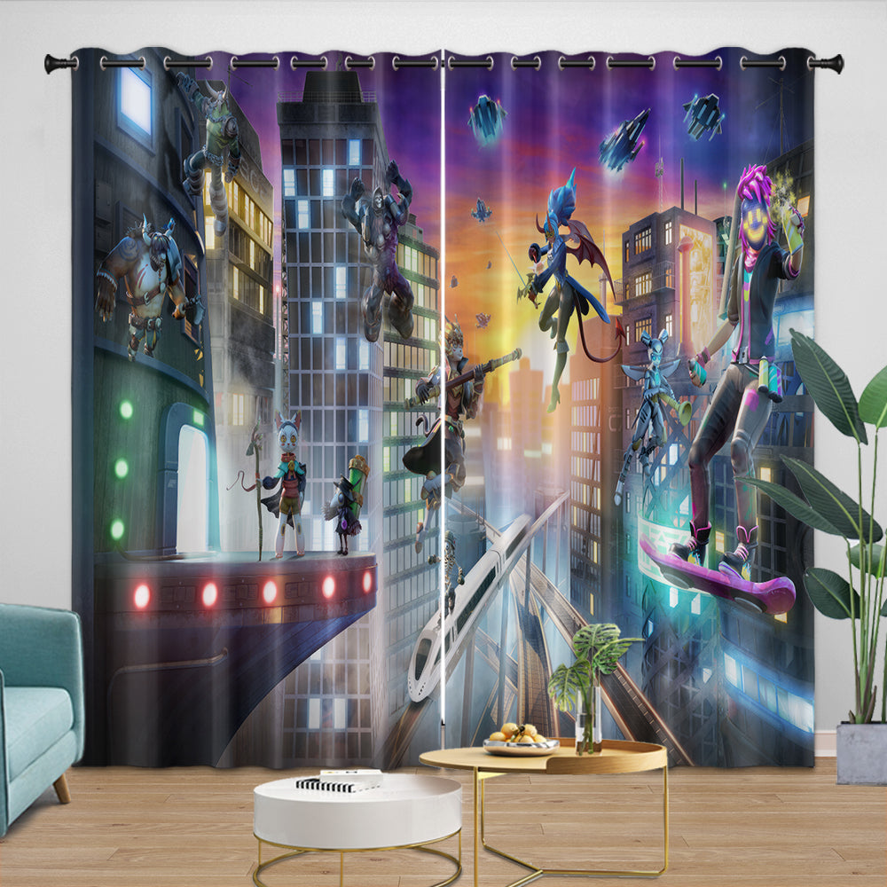 Roblox Curtains Blackout Window Drapes Kids Room Decoration (Online Order Only)