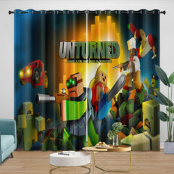 Roblox Pattern Curtains Game Blackout Window Drapes (ONLINE ORDER ONLY)