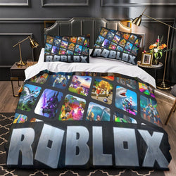Roblox Pattern Duvet Cover Bedding Set Cover Without Filler (ONLINE ORDER ONLY)