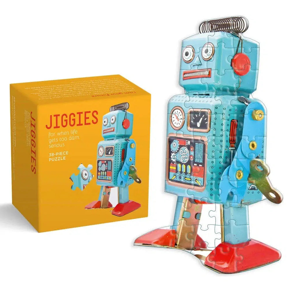 Robot 38 Piece Mini Jigsaw Puzzle Gibbs Smith (ONLINE ORDER ONLY)