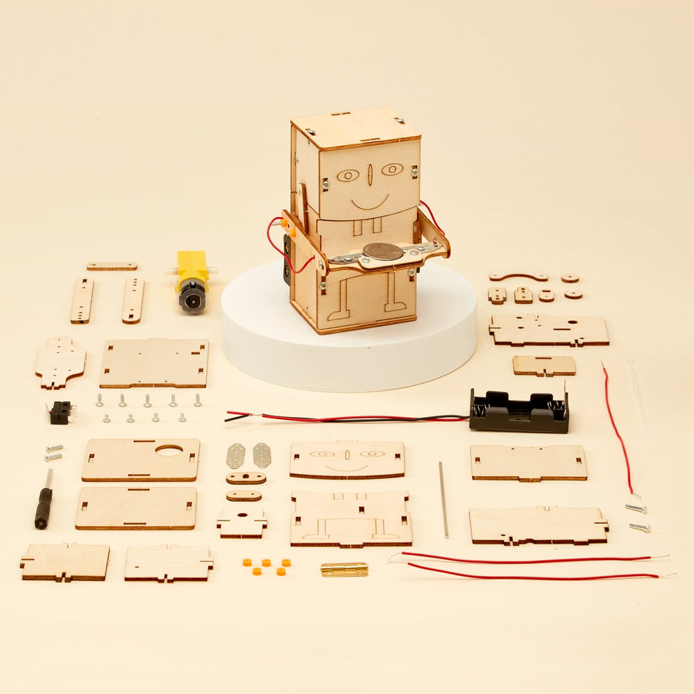 Money Bank Robot DIY Kit, Educational STEM Toy (ONLINE ORDER ONLY)