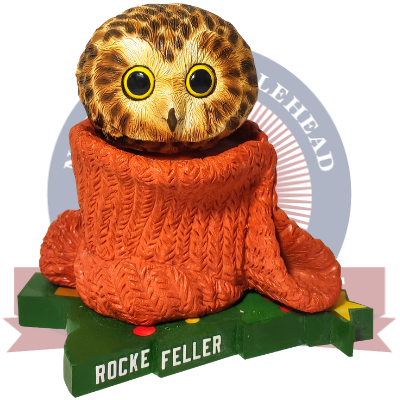Rockefeller Owl Bobblehead (ONLINE ORDER ONLY)