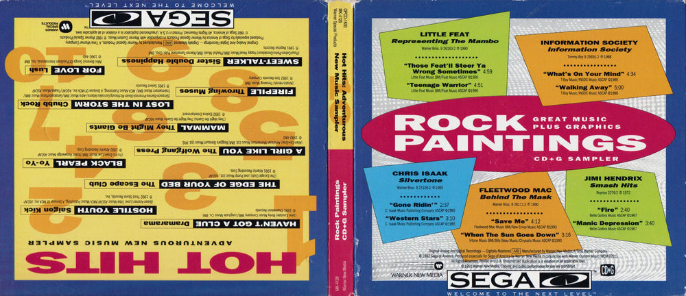 Rock Paintings and Hot Hits (Sega CD) (ONLINE ORDER ONLY)