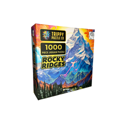 Rocky Ridges 1000 Piece Jigsaw Puzzle Trippy