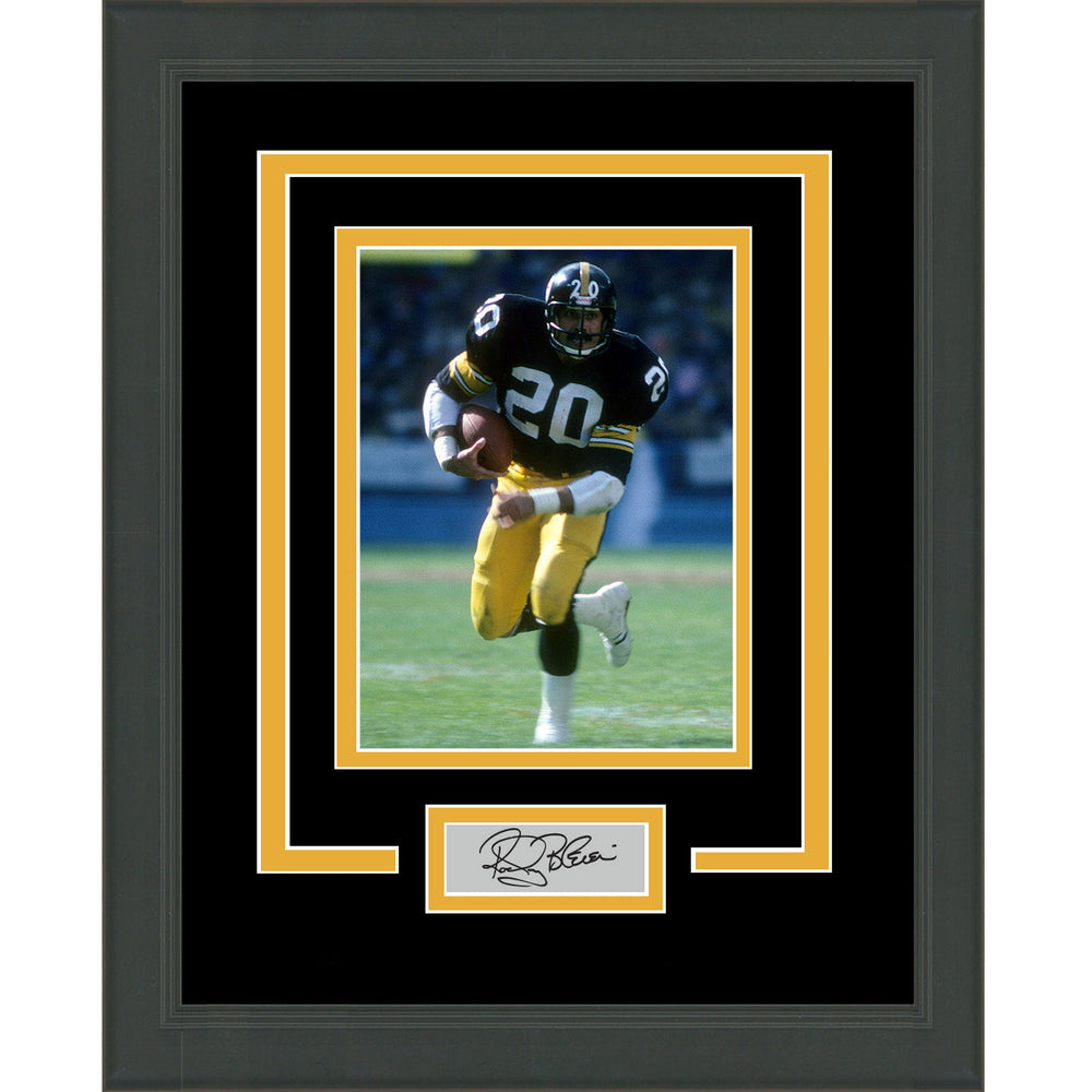 Framed Rocky Bleier Facsimile Laser Engraved Signature Auto Pittsburgh Steelers 11x14 Football Photo (ONLINE ORDER ONLY)