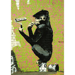 Roller Chimp by Banksy 1000 Piece Jigsaw Puzzle Piatnik (ONLINE ORDER ONLY)
