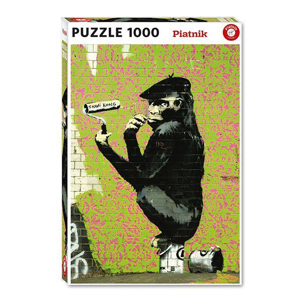 Roller Chimp by Banksy 1000 Piece Jigsaw Puzzle Piatnik (ONLINE ORDER ONLY)